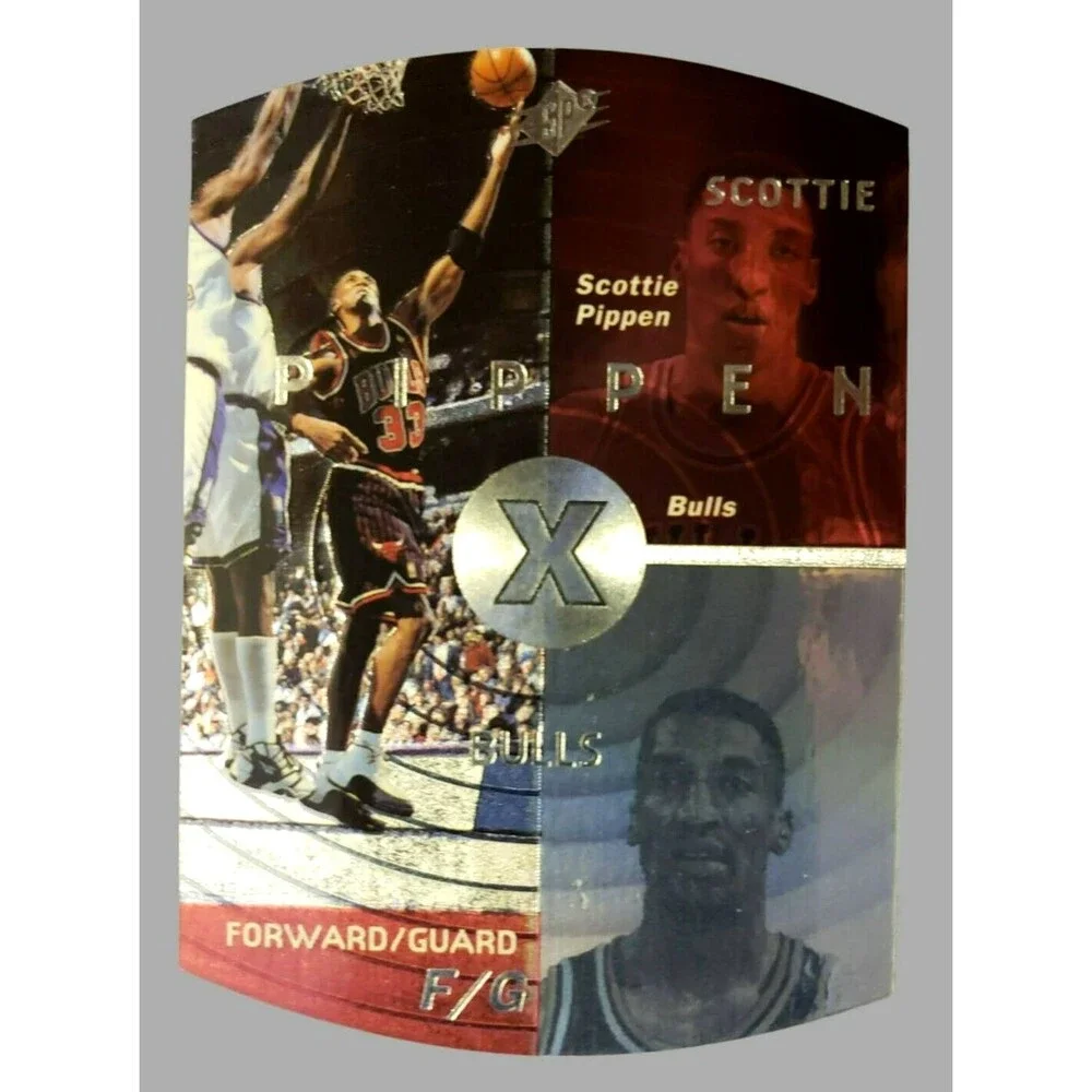 1997-1998 Upper Deck SPx SCOTTIE PIPPEN NBA Die-Cut Basketball Card 30 Bulls HOF